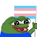 pepetransflag Discord Emoji