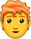 emojipediaredhairiphoneunicodeco Discord Emoji