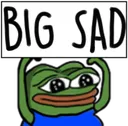 PepeBigSad Discord Emoji