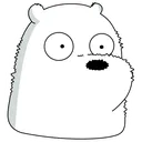 9232icebearscared Discord Emoji