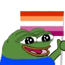 pepelesbianflag Discord Emoji