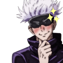 KnC_gojoblush Discord emoji