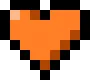 RetroHeartOrange Discord Emoji