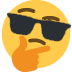 thinking_with_sunglasses Discord emoji