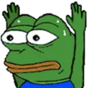 Pepe Surrender pepeSurrender Discord Emoji
