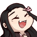 nezuko_laugh Discord emoji