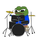 Pepe Drums Discord Emoji