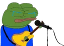 PepeEmotionalSinging Discord Emoji