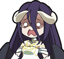 albedo_scared_crying Discord emoji