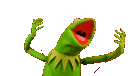 KermitHappyScream Discord emoji
