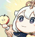 paimon_apple_treat_zoom Discord Emoji