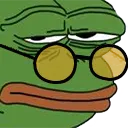 PepeTiredGaze Discord Emoji