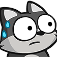 wolfworried Discord sticker - ToolyVerse