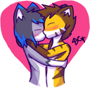 furry_kiss Discord emoji