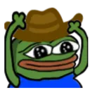 Pepe Cowboy Discord Emoji