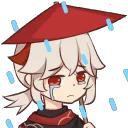 kazuhaRainCry