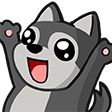 wolfhappy Discord emoji