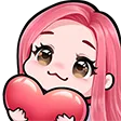girlholdingaheart
