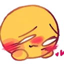 Flustered flustered Discord Emoji