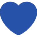Heart Dark Blue Discord Emoji