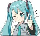 mikuthumbsup