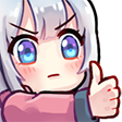 ANIusagithumbup Discord emoji
