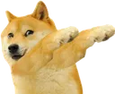 Doge Dab Discord Emoji