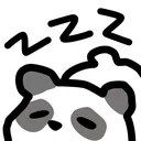 Panda Sleep PandaSleep Discord Emoji
