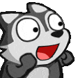 wolfexcited Discord emoji