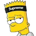smilingsupremebart Discord Emoji