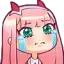Eclipse Zero Two Crying Discord Emoji
