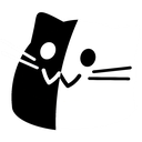 meow_blackwhite Discord emoji