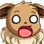 Eevee_shocked Discord emoji