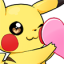 Pikaheart_left Discord emoji