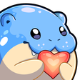 Spheal_heart Discord emoji