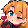 q_orange_kiss_CDP Discord emoji