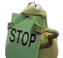 KermitSignStop Discord emoji