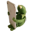 KermitPhoneStare Discord emoji