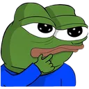 Pepo Think PepoThink Discord Emoji
