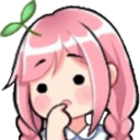 pink_thinking Discord emoji