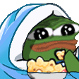 peepoPopcorn Discord emoji