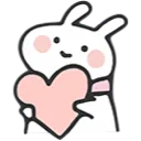 bunnyholdheart