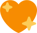 sparklingheartorange