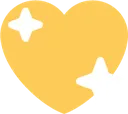 sparklingheartyellow