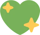 sparklingheartgreen