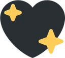 sparklingheartblack