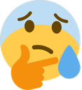worriedThonk_SF Discord emoji