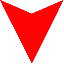 Red Arrow Down Discord Emoji