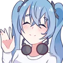 DJMikuWave Discord Emoji