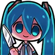 Miku Stab Discord Emoji